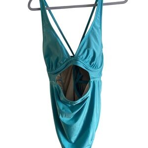 Isabel Maternity by Ingrid & Isabel Teal One Piece Swimsuit